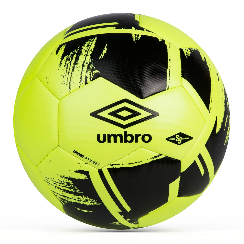 Scramble Size 5 Training Soccer Ball, Yellow and Black