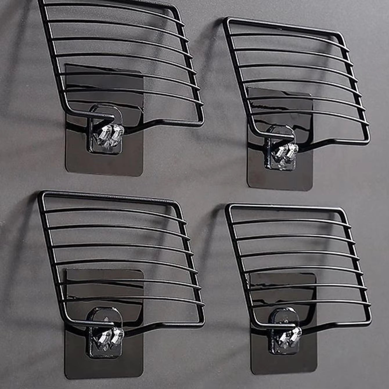 Wall-Mounted Stainless Steel Soap Rack with Drainage Shelf for Bathroom
