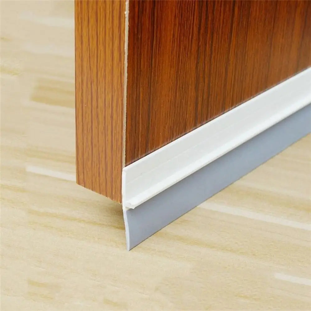 PVC Door Bottom Seal Strip Under Door Weatherstrip Sealing Strips Draft Stopper Door Seal Anti-Cold Gap Blocker Windproof