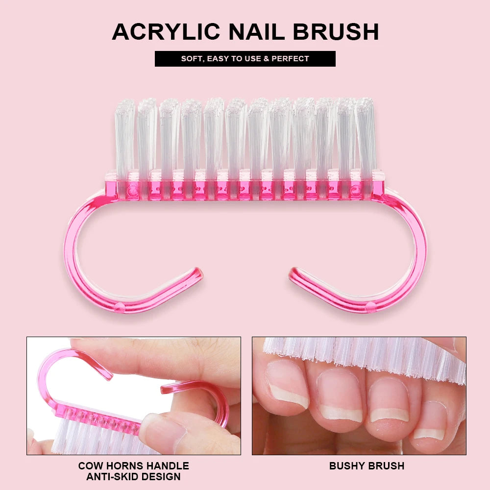 Acrylic Nail Kit for Beginner Professional Nails Kit Acrylic Set with Drill and U V Light 6 Colors Acrylic Powder Nail Art
