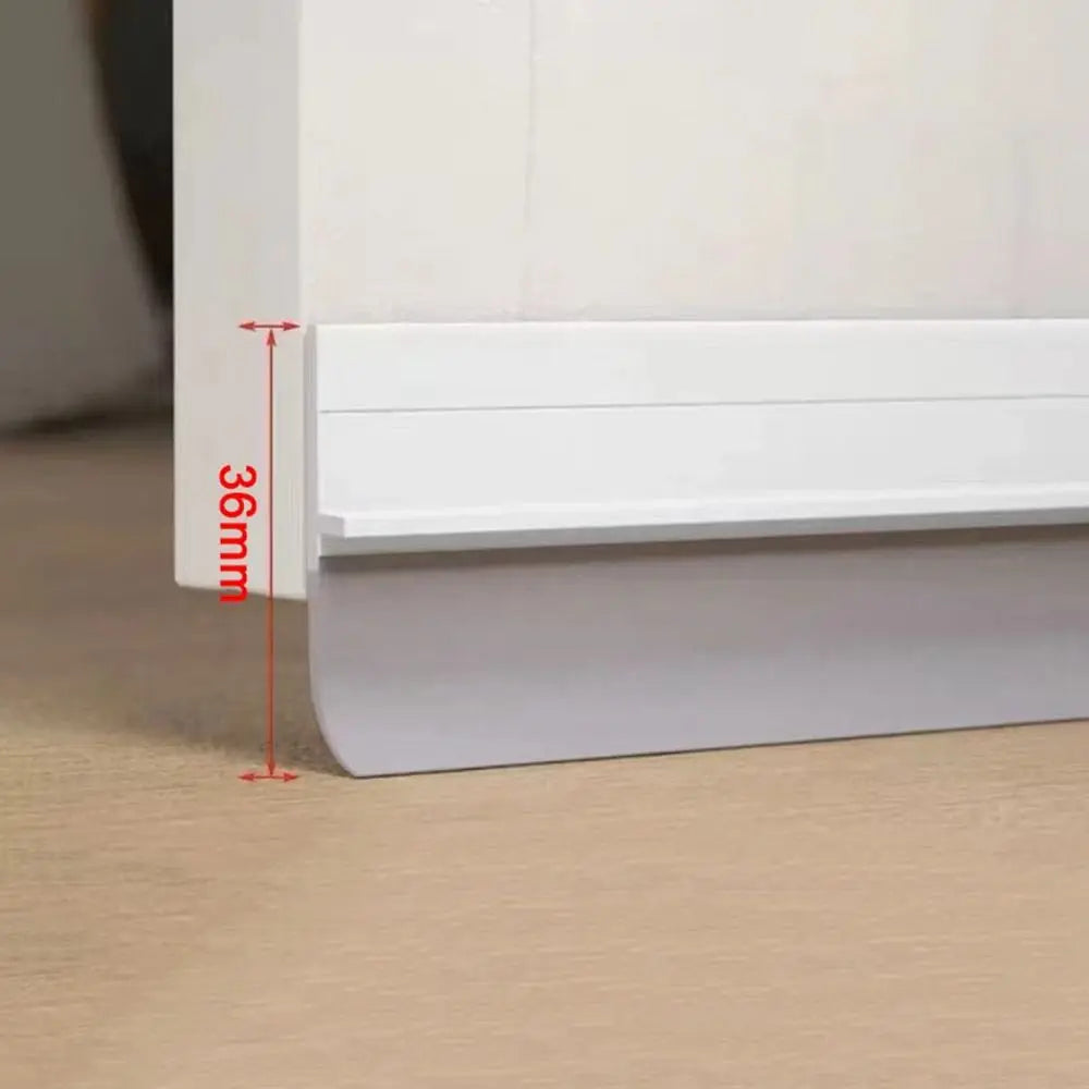 PVC Door Bottom Seal Strip Under Door Weatherstrip Sealing Strips Draft Stopper Door Seal Anti-Cold Gap Blocker Windproof