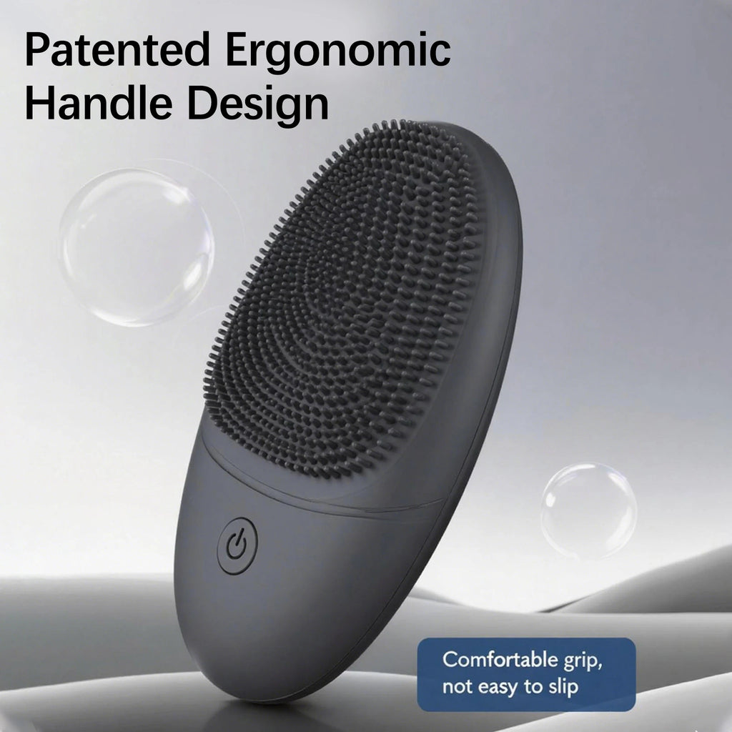 Electric Soft Silicone Facial Cleansing Brush, Cleaning Brush, Sonic Vibration to Remove Makeup, Deep Cleaning.