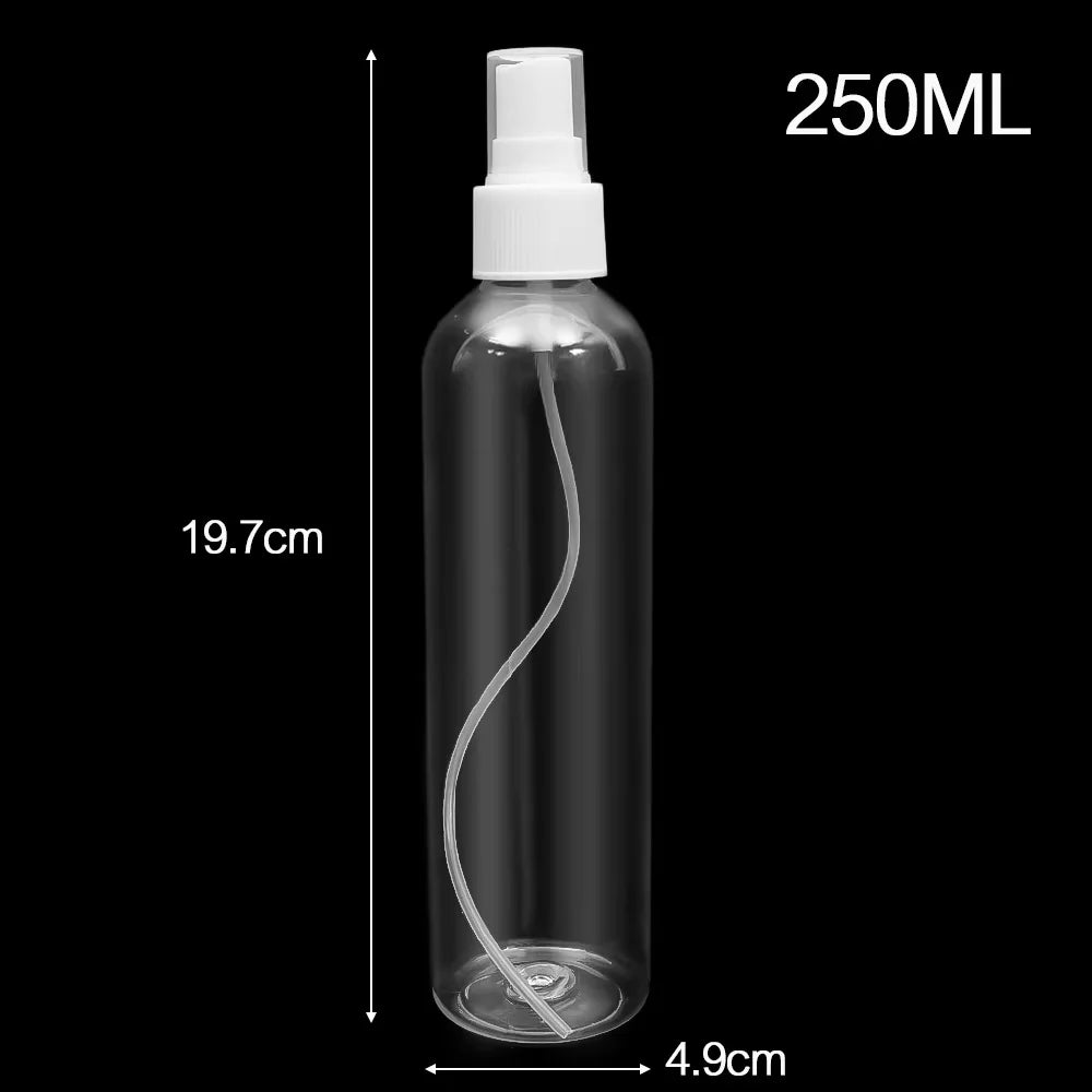 10ml/20ml/50ml/100ml/150ml/250ml Portable Clear Plastic Spray Bottle Handheld Plant Sprinkler Garden Supplies Watering Sprayer