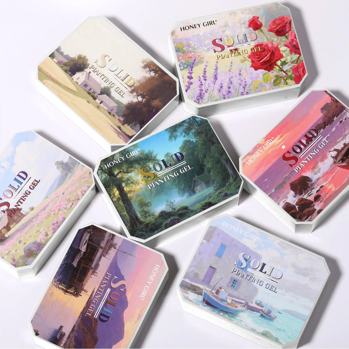 1pc Solid Gel Patting Nail Art Painting Gel Maillard Green Brown Nail Polish Gel Nail French Style Creation Halloween INS Y2K