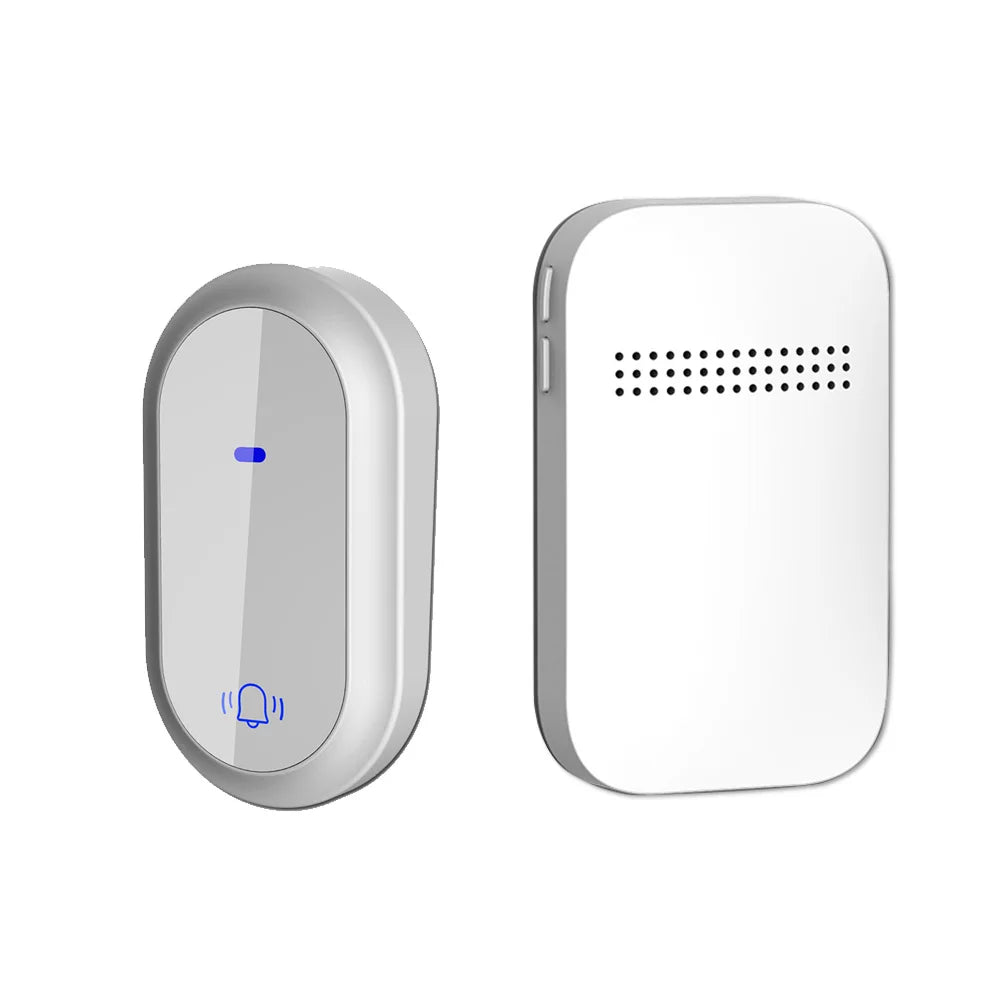 Outdoor Waterproof Long-Distance Self Powered Wireless Doorbell Without Battery Household RF433 Kinetic Door Bell