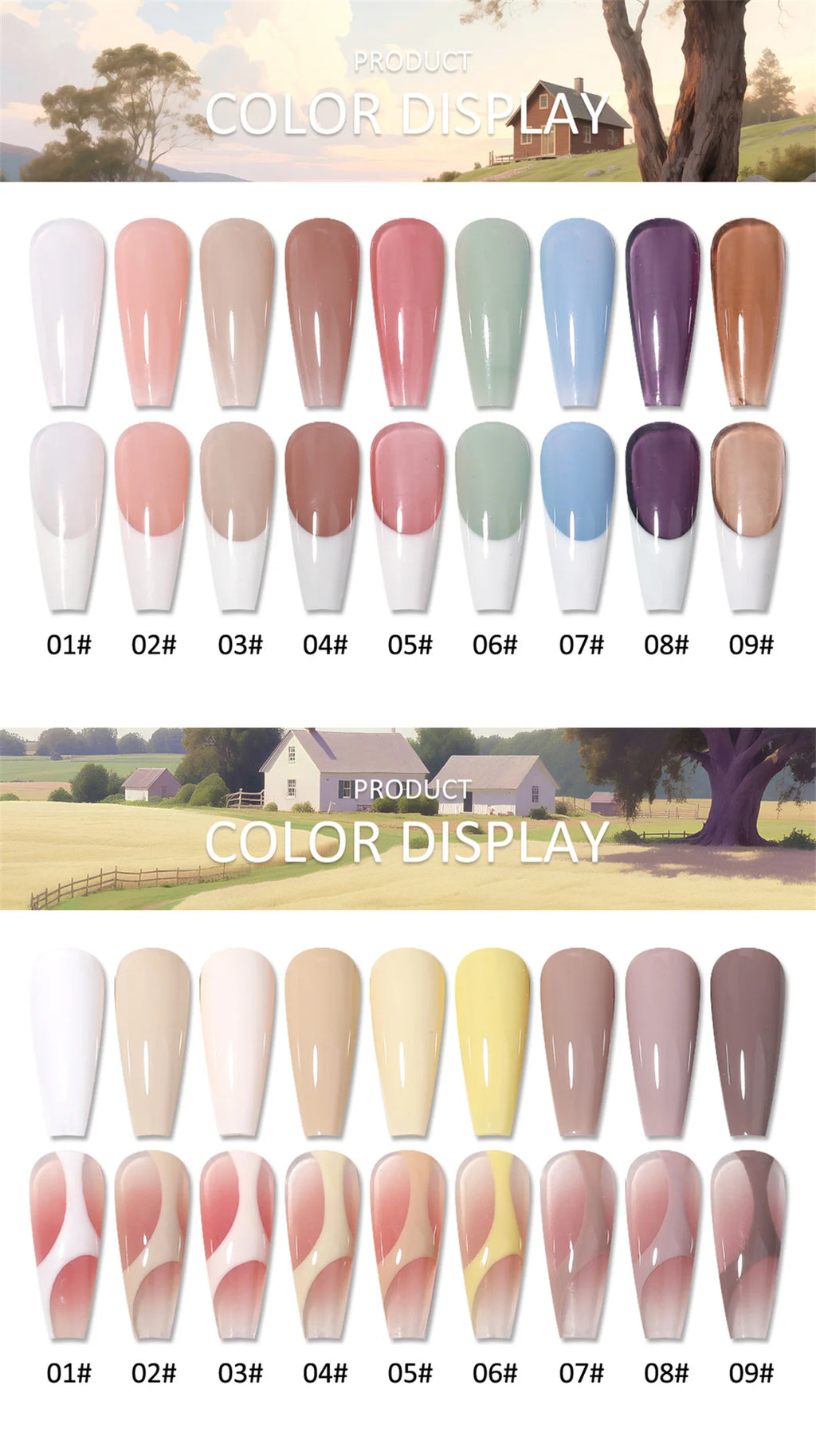 1pc Solid Gel Patting Nail Art Painting Gel Maillard Green Brown Nail Polish Gel Nail French Style Creation Halloween INS Y2K