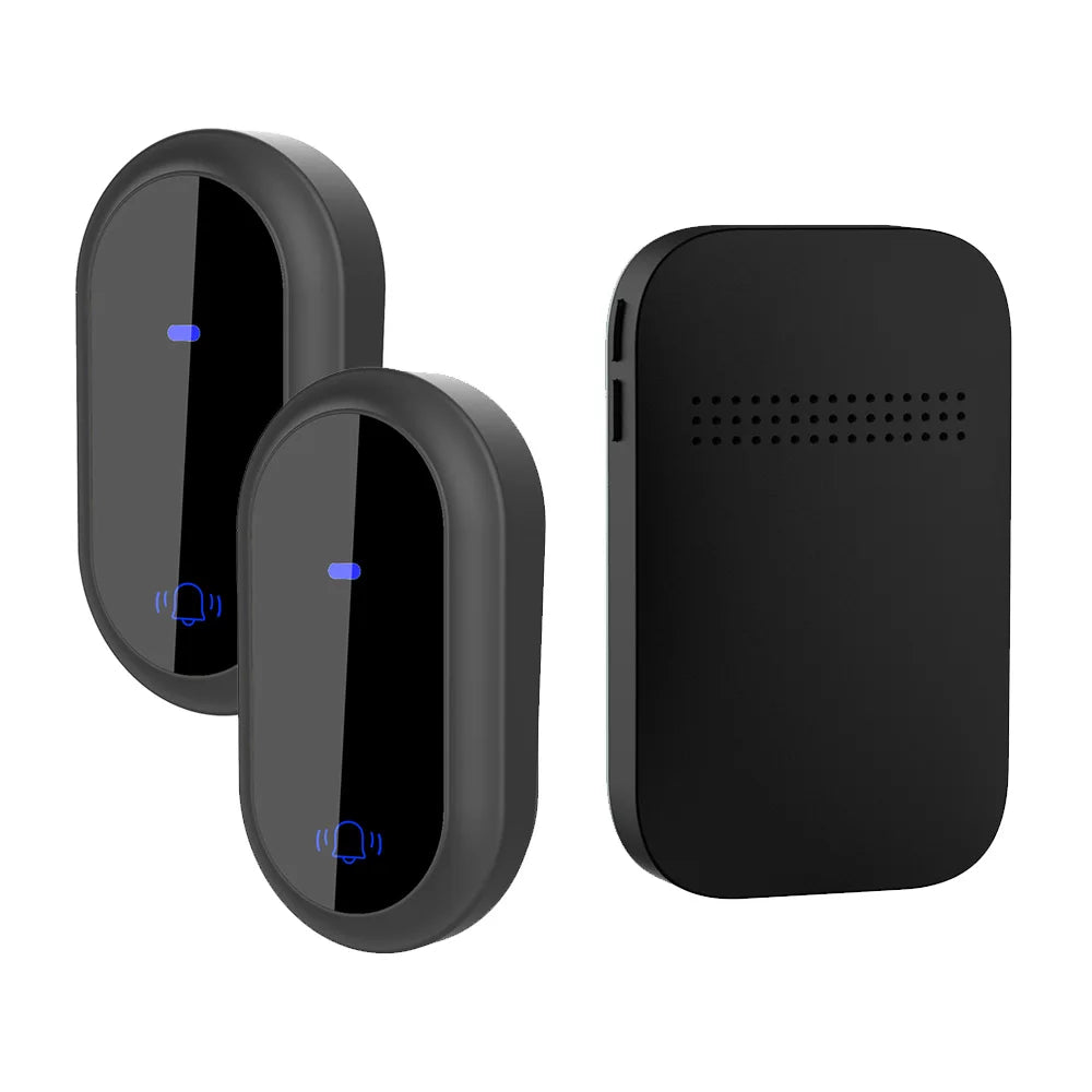 Outdoor Waterproof Long-Distance Self Powered Wireless Doorbell Without Battery Household RF433 Kinetic Door Bell