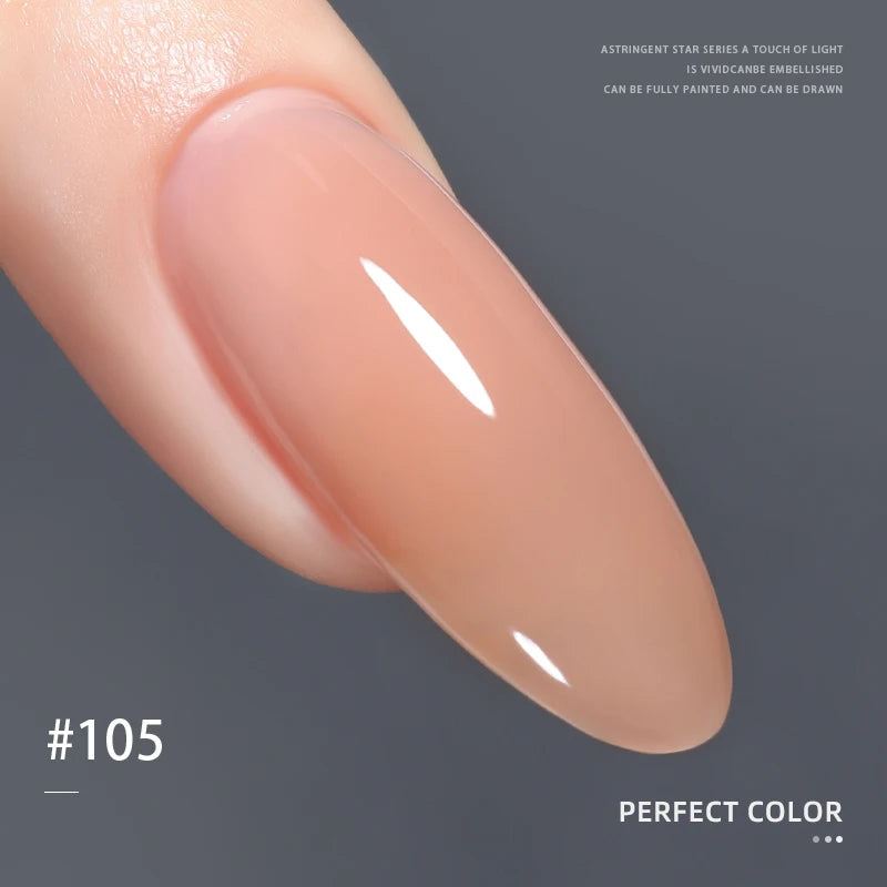 PERFECT COLOR  4-in-1 Builder Nail Gel,20g 12 Colors Rubber Base Gel Polish,Extension for DIY Salon Girls Home,Nail Art Brushes