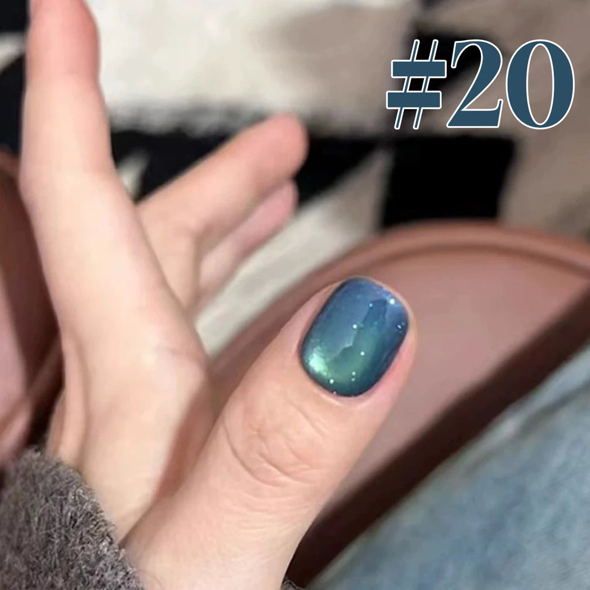 MN 2026 Valley of Wind Cat Eye Gel Nail Polish Icy Blue Pink Tone with Glass Beads Satin Porcelain White Fine Magnetic Powder