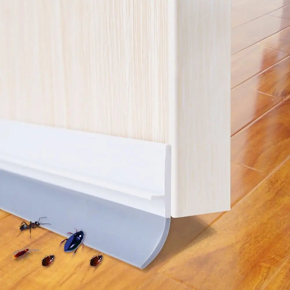 PVC Door Bottom Seal Strip Under Door Weatherstrip Sealing Strips Draft Stopper Door Seal Anti-Cold Gap Blocker Windproof