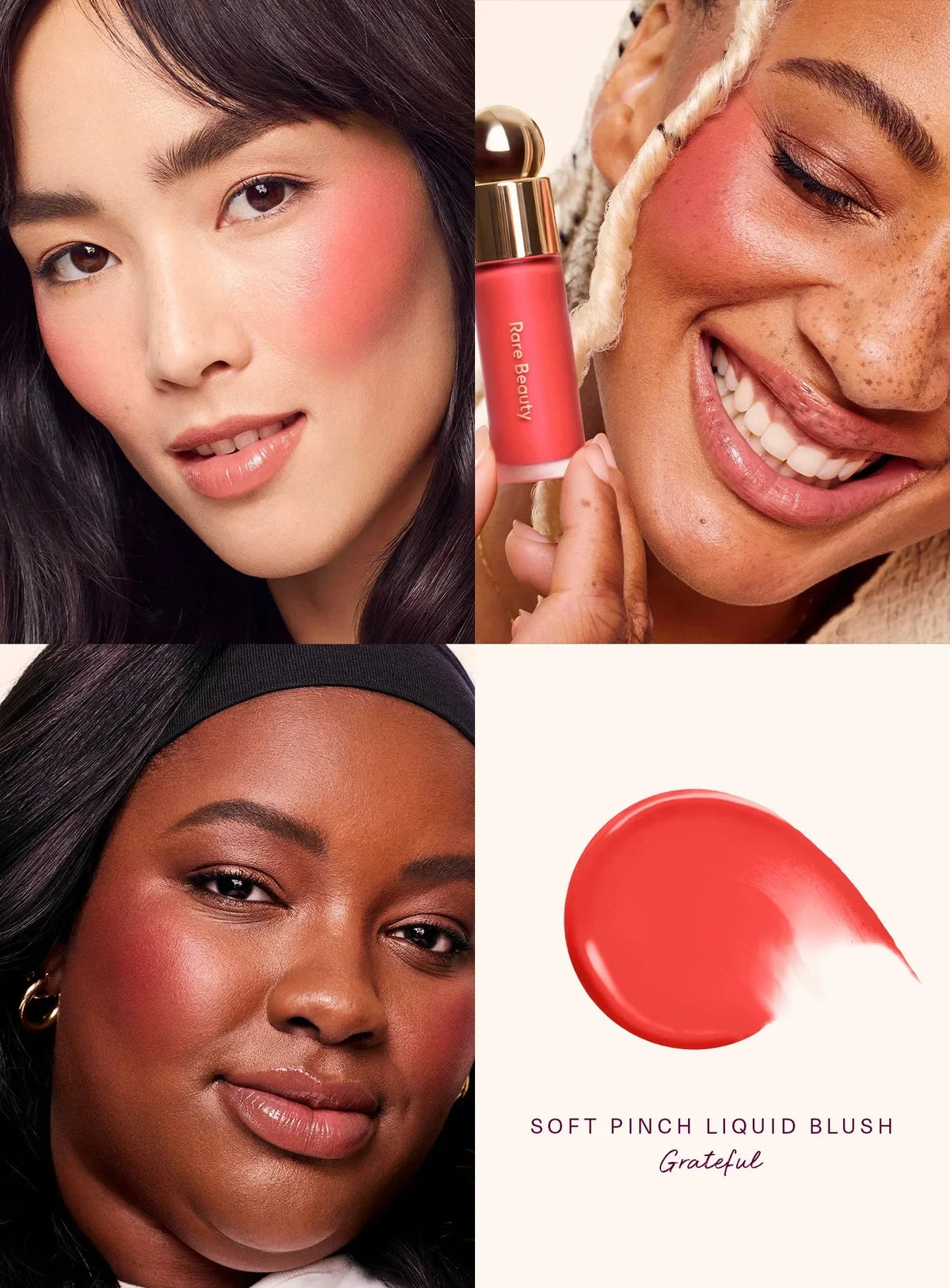 Rare Beauty Matte Lasting Blurred Bouncy Melting Blush Cushiony Cream-to-powder Blush Sweat- And Humidity-resistant Liquid Blush