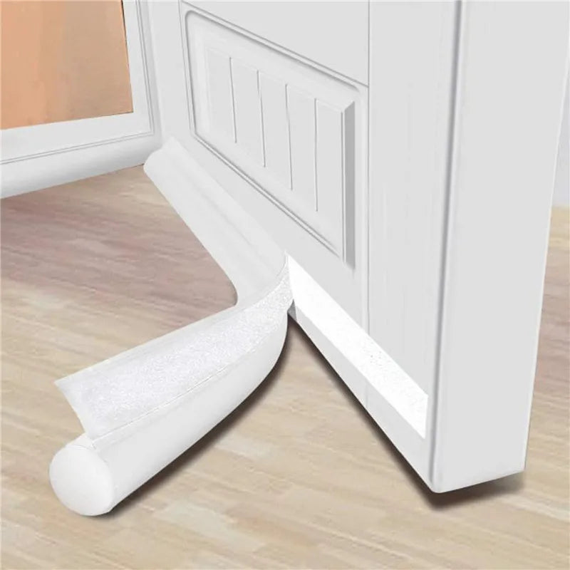 Adjustable Door Bottom Seal Strip Weather Strip Under Door Draft Stopper Thicker Anti-Cold Gap Blocker Sealing Weather Strip