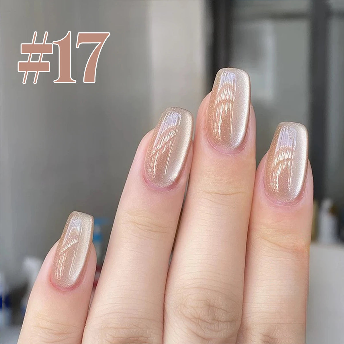 MN 2026 Valley of Wind Cat Eye Gel Nail Polish Icy Blue Pink Tone with Glass Beads Satin Porcelain White Fine Magnetic Powder