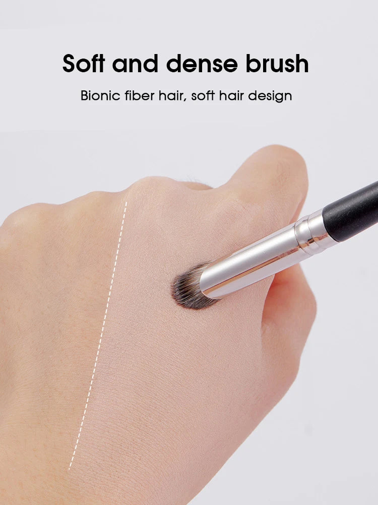 Finger belly thumb concealer brush cover pimple print spots round head soft hair concealer makeup brush do not eat powder nose s