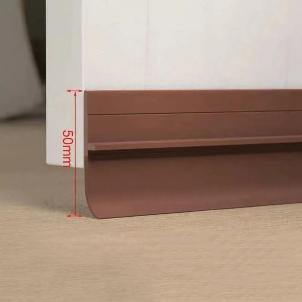 PVC Door Bottom Seal Strip Under Door Weatherstrip Sealing Strips Draft Stopper Door Seal Anti-Cold Gap Blocker Windproof