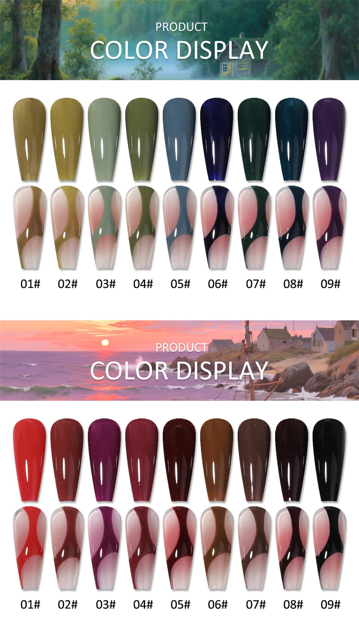 1pc Solid Gel Patting Nail Art Painting Gel Maillard Green Brown Nail Polish Gel Nail French Style Creation Halloween INS Y2K