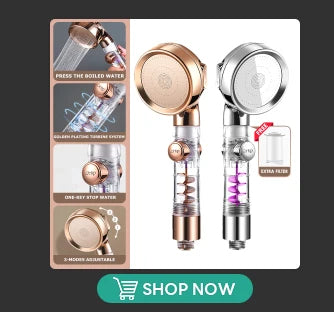 Turbocharged High Pressure Shower Head With 3 adjustable modes Rainfall Shower,Rainfall Spray For Bathroom Accessories