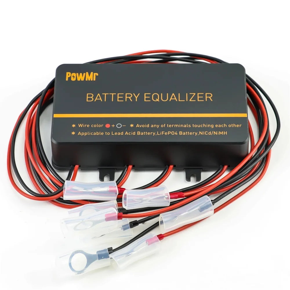 PowMr 24V48V Battery Balancer Voltage Equalizer for Lithium Iron Phosphate Battery Power Balances Voltage to Extend Battery Life