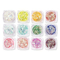 12 Colors Glitter Gel Makeup Glow in The Dark Body Glitter Gel UV Face Glitter for Women Festival Party Glitter Makeup Gel