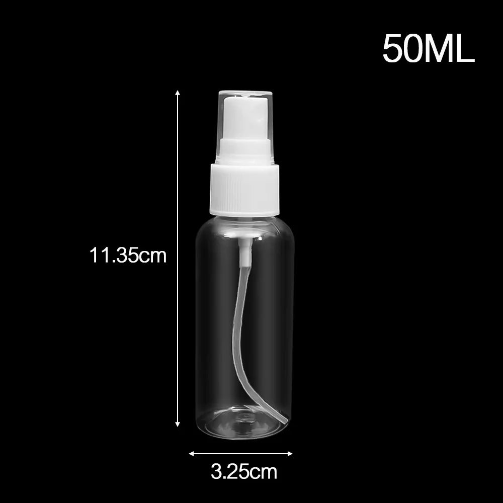 10ml/20ml/50ml/100ml/150ml/250ml Portable Clear Plastic Spray Bottle Handheld Plant Sprinkler Garden Supplies Watering Sprayer