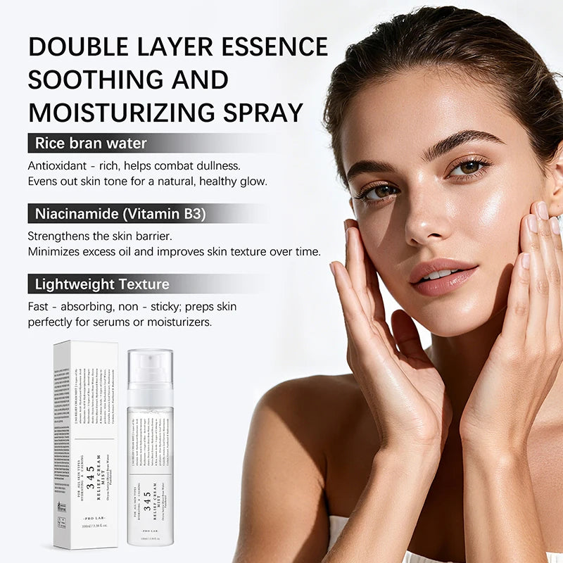 345 Series Skincare Products Eye Cream & Serum & Face Cream Set Effective Lifting Hydrates And Moisturizes, Repairs Dark Circles