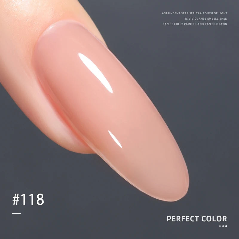 PERFECT COLOR  4-in-1 Builder Nail Gel,20g 12 Colors Rubber Base Gel Polish,Extension for DIY Salon Girls Home,Nail Art Brushes