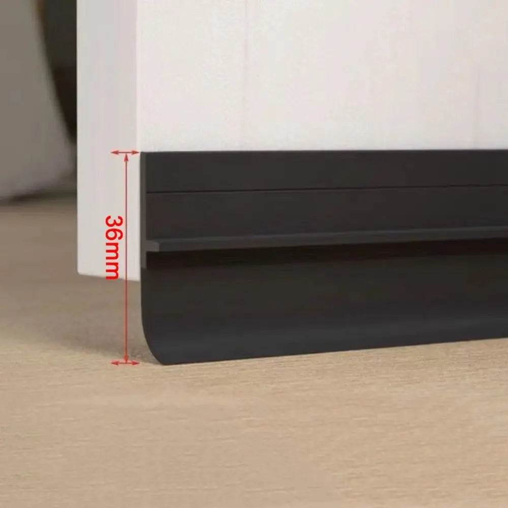 PVC Door Bottom Seal Strip Under Door Weatherstrip Sealing Strips Draft Stopper Door Seal Anti-Cold Gap Blocker Windproof