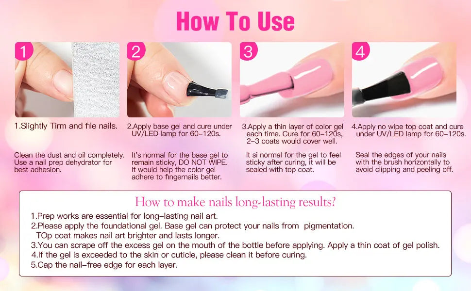 Mtssii 7ml Nude Rubber Base Gel Jelly Pink Transparent Color Gel Nail Polish Nail 2 In 1 Function Art Gel Varnish Soak Off Nails