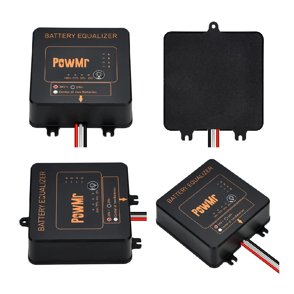 PowMr 24V48V Battery Balancer Voltage Equalizer for Lithium Iron Phosphate Battery Power Balances Voltage to Extend Battery Life
