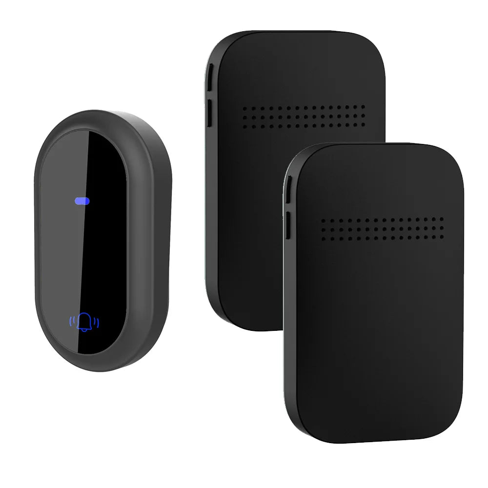 Outdoor Waterproof Long-Distance Self Powered Wireless Doorbell Without Battery Household RF433 Kinetic Door Bell