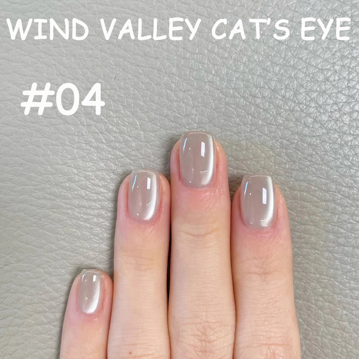 MN 2026 Valley of Wind Cat Eye Gel Nail Polish Icy Blue Pink Tone with Glass Beads Satin Porcelain White Fine Magnetic Powder