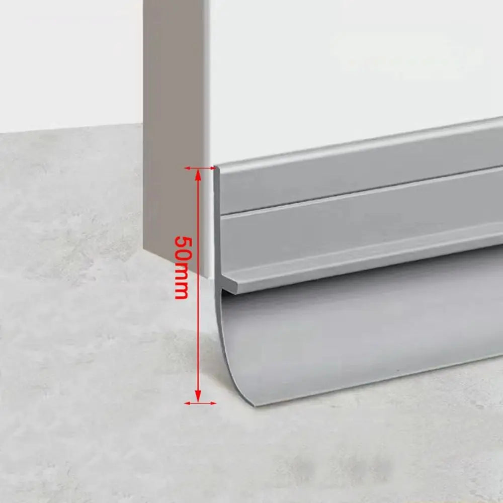 PVC Door Bottom Seal Strip Under Door Weatherstrip Sealing Strips Draft Stopper Door Seal Anti-Cold Gap Blocker Windproof