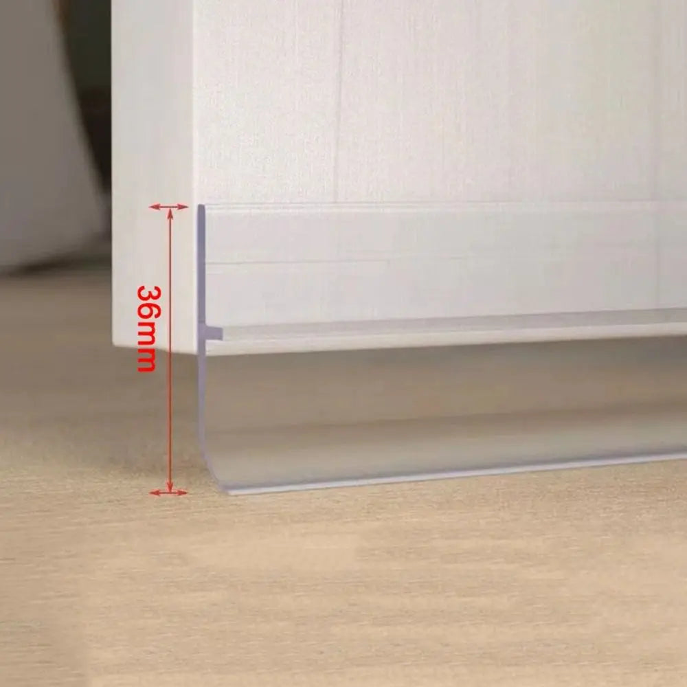 PVC Door Bottom Seal Strip Under Door Weatherstrip Sealing Strips Draft Stopper Door Seal Anti-Cold Gap Blocker Windproof