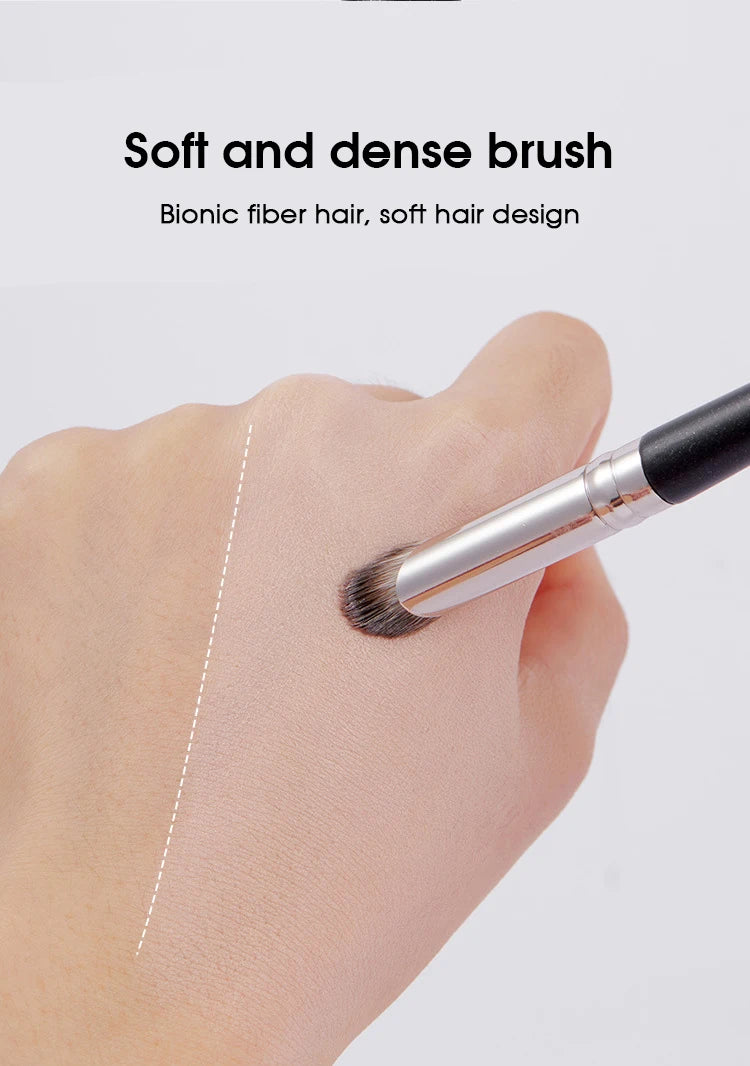 Finger belly thumb concealer brush cover pimple print spots round head soft hair concealer makeup brush do not eat powder nose s