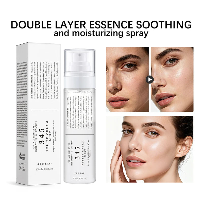 345 Series Skincare Products Eye Cream & Serum & Face Cream Set Effective Lifting Hydrates And Moisturizes, Repairs Dark Circles