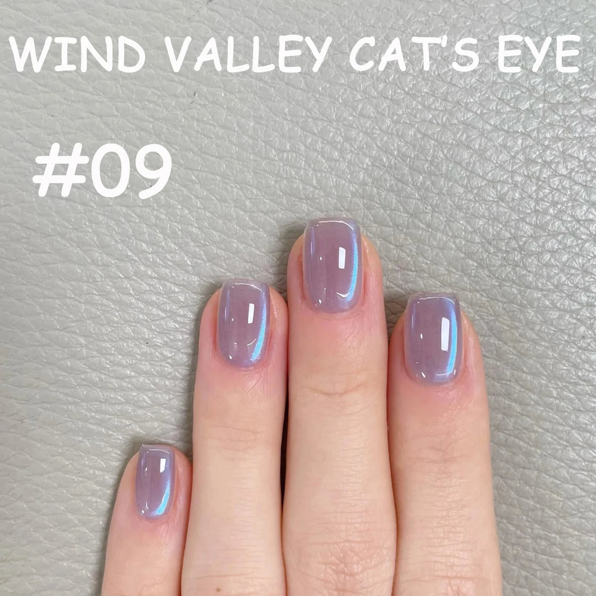 MN 2026 Valley of Wind Cat Eye Gel Nail Polish Icy Blue Pink Tone with Glass Beads Satin Porcelain White Fine Magnetic Powder