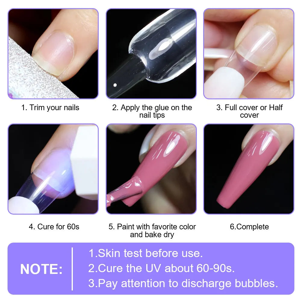 Acrylic Nail Kit for Beginner Professional Nails Kit Acrylic Set with Drill and U V Light 6 Colors Acrylic Powder Nail Art