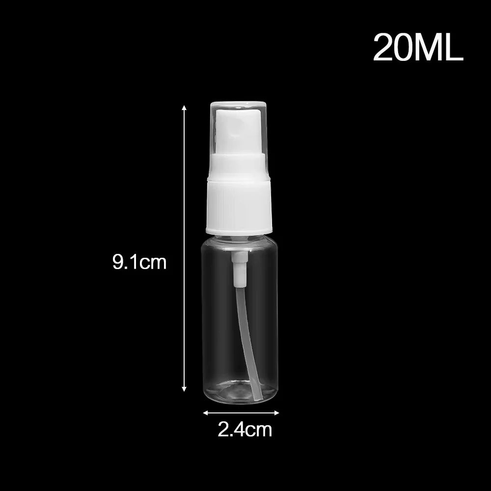 10ml/20ml/50ml/100ml/150ml/250ml Portable Clear Plastic Spray Bottle Handheld Plant Sprinkler Garden Supplies Watering Sprayer