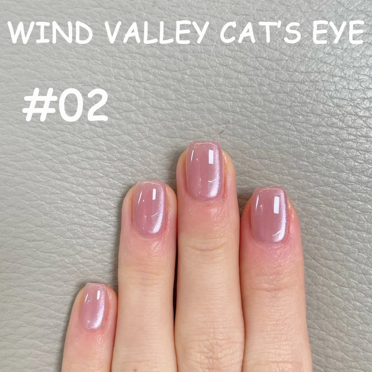 MN 2026 Valley of Wind Cat Eye Gel Nail Polish Icy Blue Pink Tone with Glass Beads Satin Porcelain White Fine Magnetic Powder