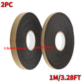 Black Soundproof Foam Tape for Single-Sided Sound Insulation, Shock Absorption and Door and Window Joint Filling