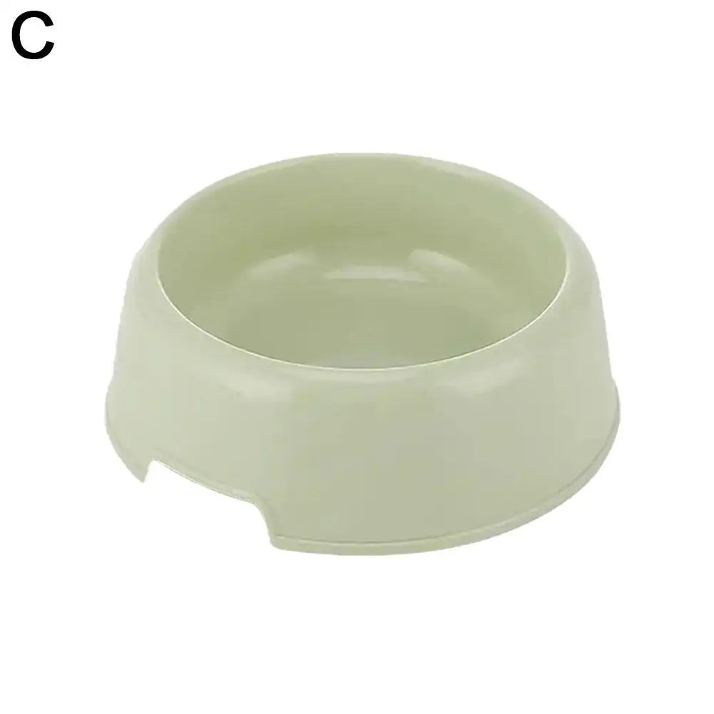 Pet Supplies Candy Colored Plastic Dog Bowl Cat Bowl Pet Cat Tableware Single Small