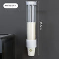 Disposable Cup Extractor Wall Mounting Disposable Paper Cup Dispenser Plastic Cup Holder Dispenser Automatically Drops Cup