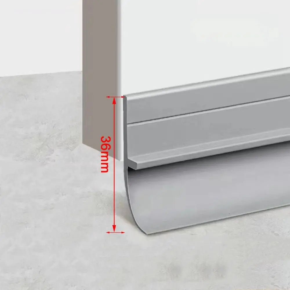 PVC Door Bottom Seal Strip Under Door Weatherstrip Sealing Strips Draft Stopper Door Seal Anti-Cold Gap Blocker Windproof