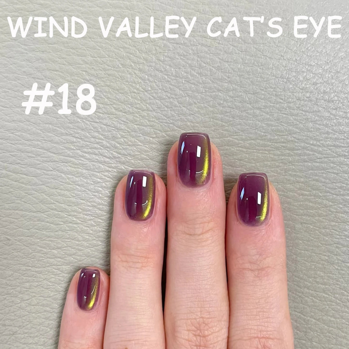 MN 2026 Valley of Wind Cat Eye Gel Nail Polish Icy Blue Pink Tone with Glass Beads Satin Porcelain White Fine Magnetic Powder