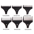 6Pcs/set Professional Hair Trimmer Limit Comb Universal Guards For T9 1.5/3/4.5/6/9/12 Mm Hairdresser Hair Cutting Guide Barber