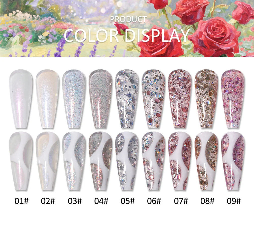1pc Solid Gel Patting Nail Art Painting Gel Maillard Green Brown Nail Polish Gel Nail French Style Creation Halloween INS Y2K