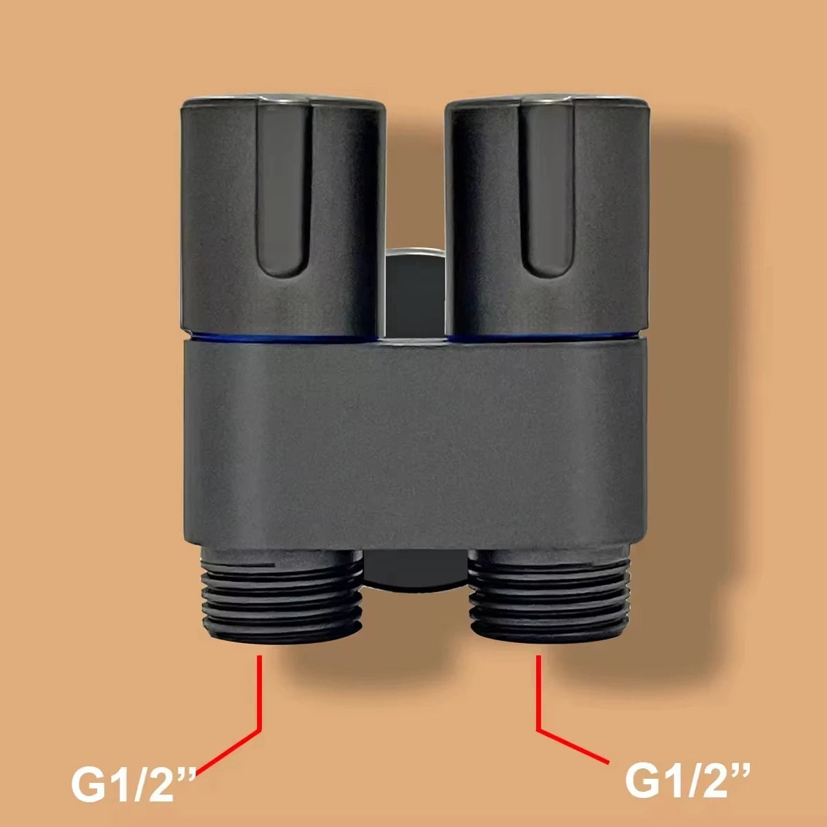 Toilet cleaning gun set one inlet and two outlet angle valve booster gun bathroom accessories faucet extender