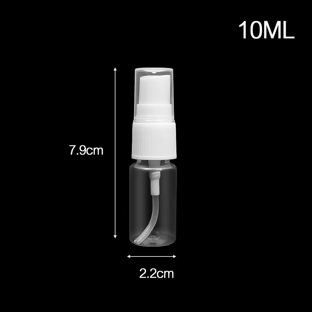 10ml/20ml/50ml/100ml/150ml/250ml Portable Clear Plastic Spray Bottle Handheld Plant Sprinkler Garden Supplies Watering Sprayer