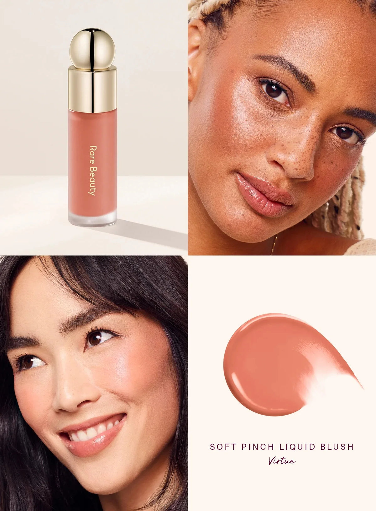 Rare Beauty Matte Lasting Blurred Bouncy Melting Blush Cushiony Cream-to-powder Blush Sweat- And Humidity-resistant Liquid Blush