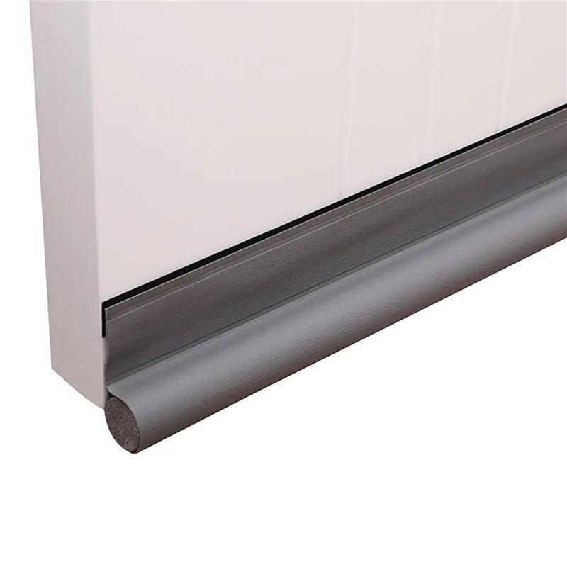 Adjustable Door Bottom Seal Strip Weather Strip Under Door Draft Stopper Thicker Anti-Cold Gap Blocker Sealing Weather Strip